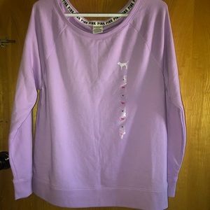 NWT VICTORIA’S SECRET PINK OPEN BACK PULLOVER